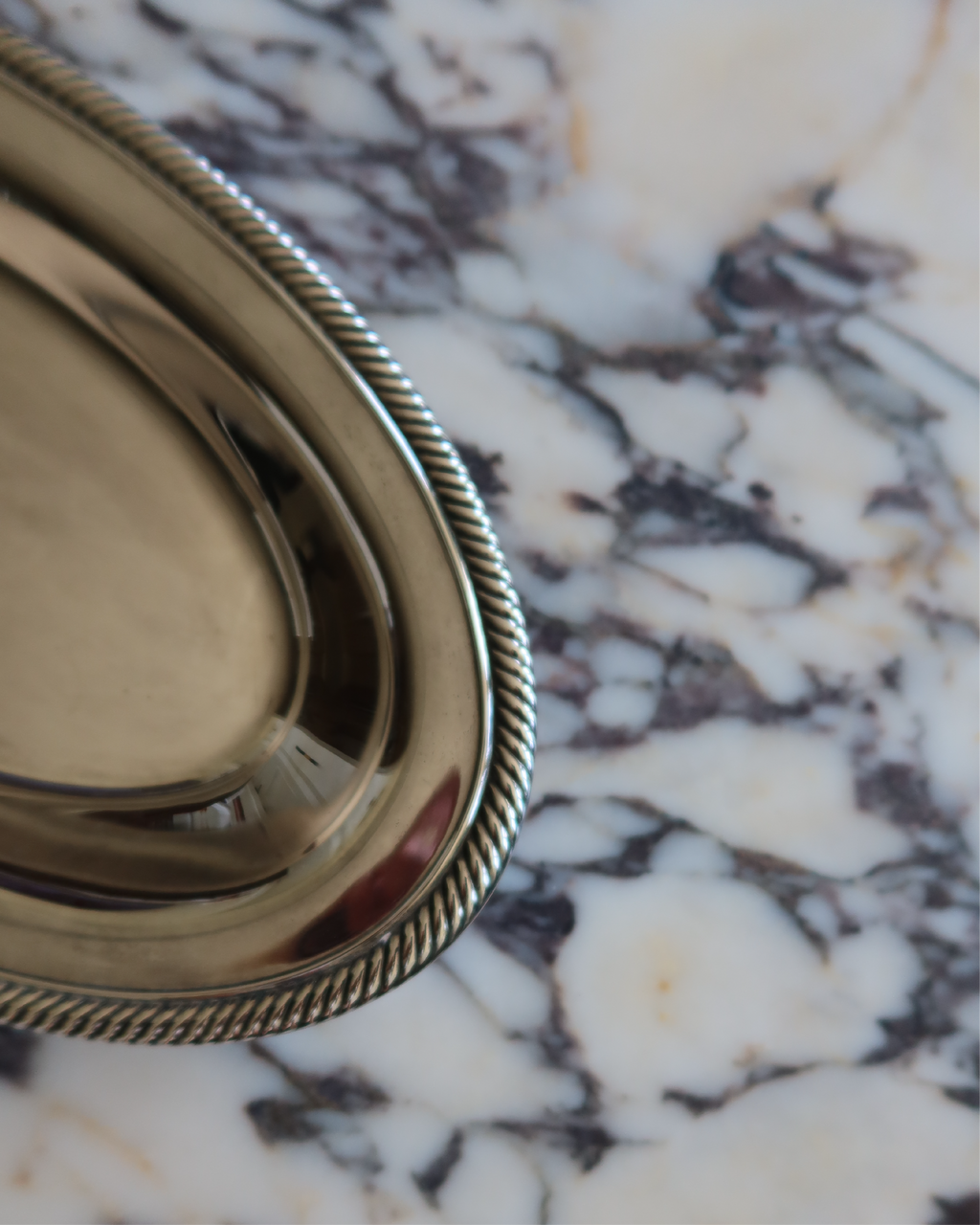 Leona 12.5" Silver Tray