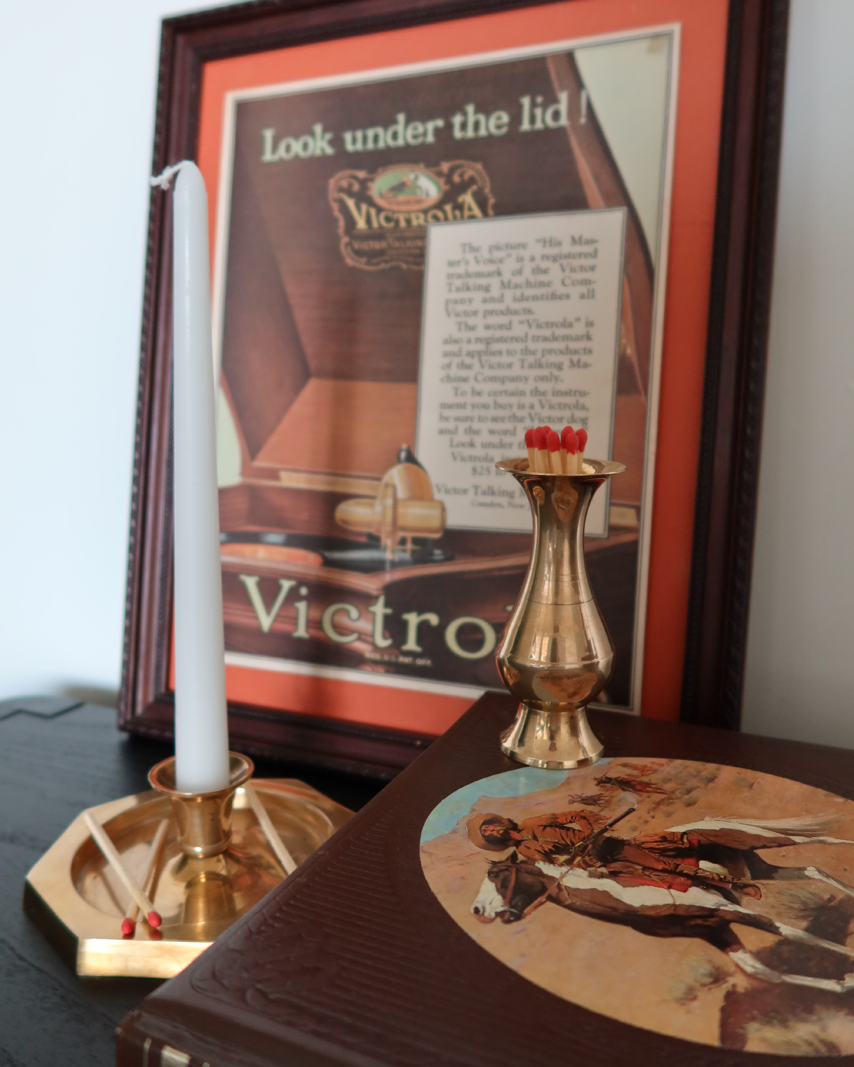 Marshall Brass Matchstick Holder