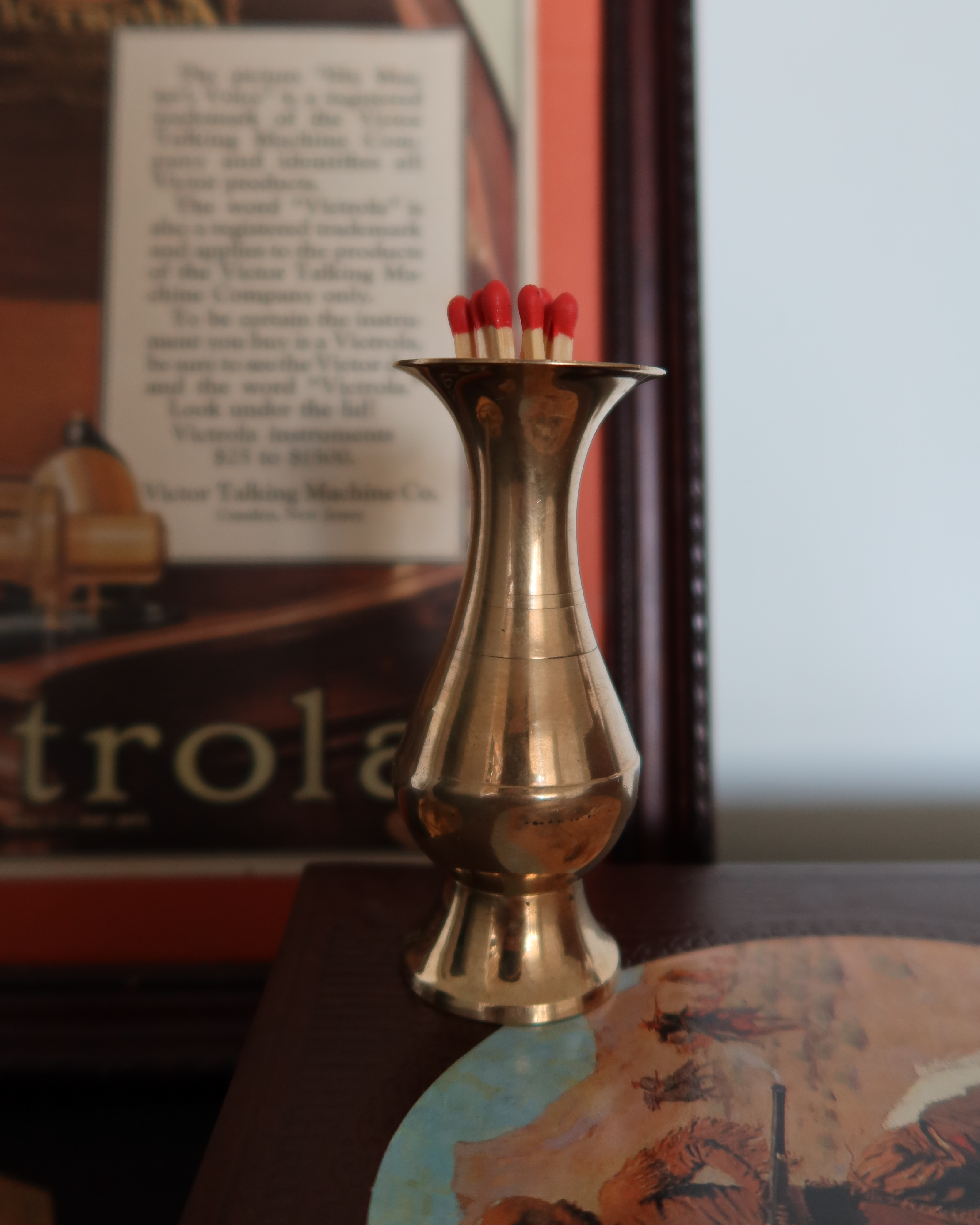 Marshall Brass Matchstick Holder