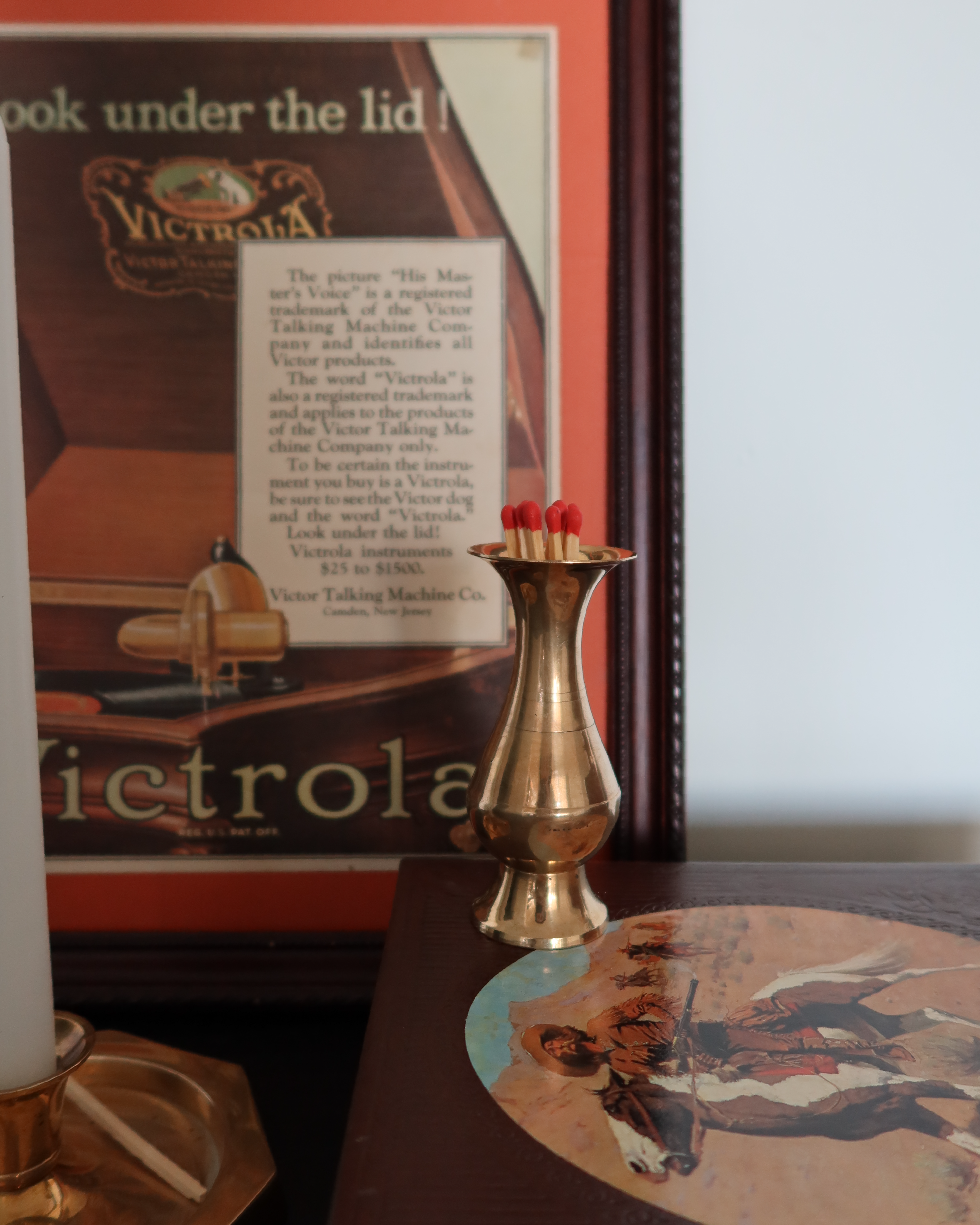 Marshall Brass Matchstick Holder