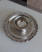 Harlow Silver Serving Tray w/ Bowl