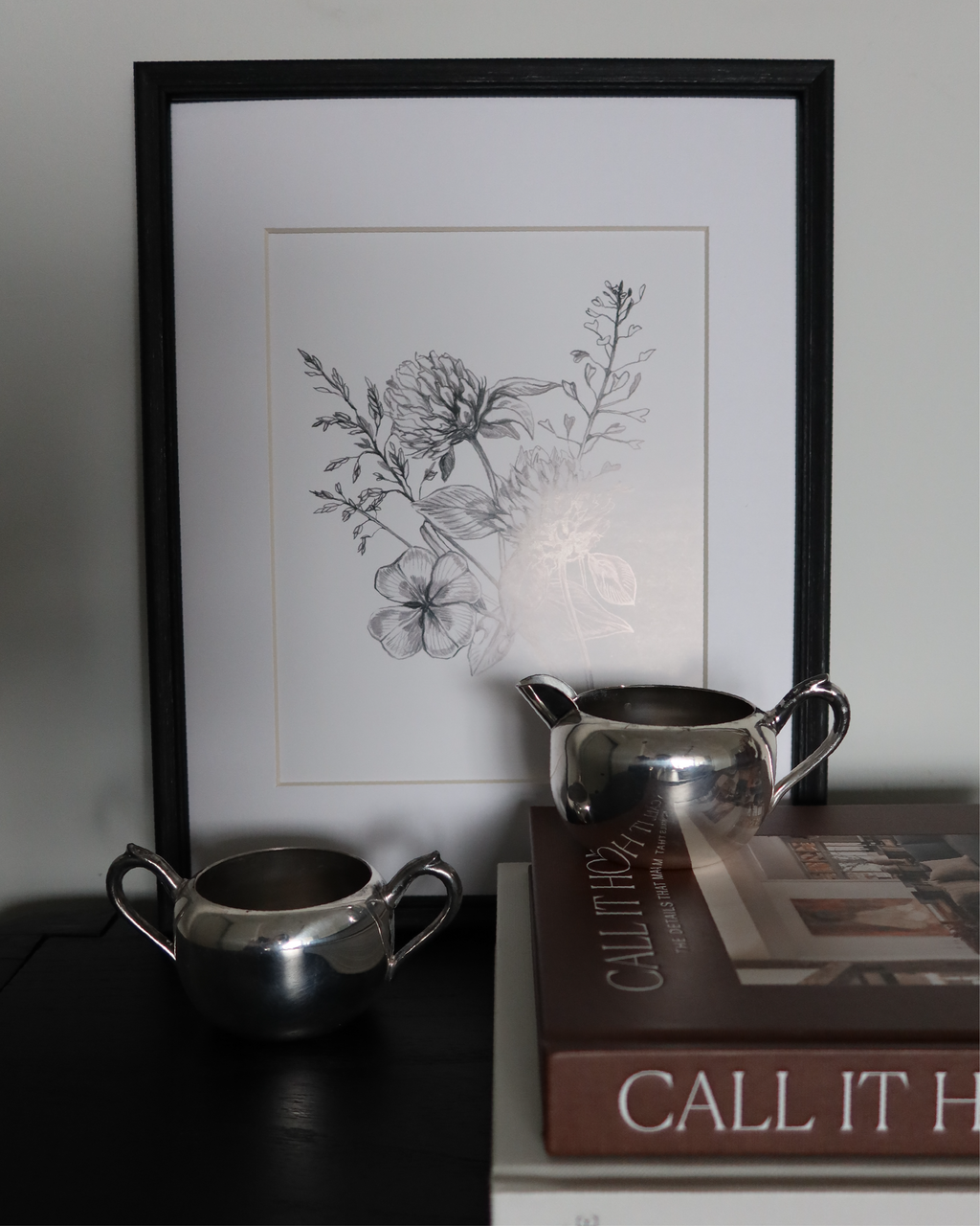 Zara Silver Creamer & Sugar Set