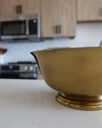 Blythe 8" Brass Revere Bowl w/ Pedestal