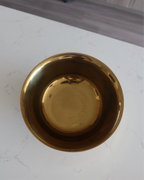 Blythe 8" Brass Revere Bowl w/ Pedestal
