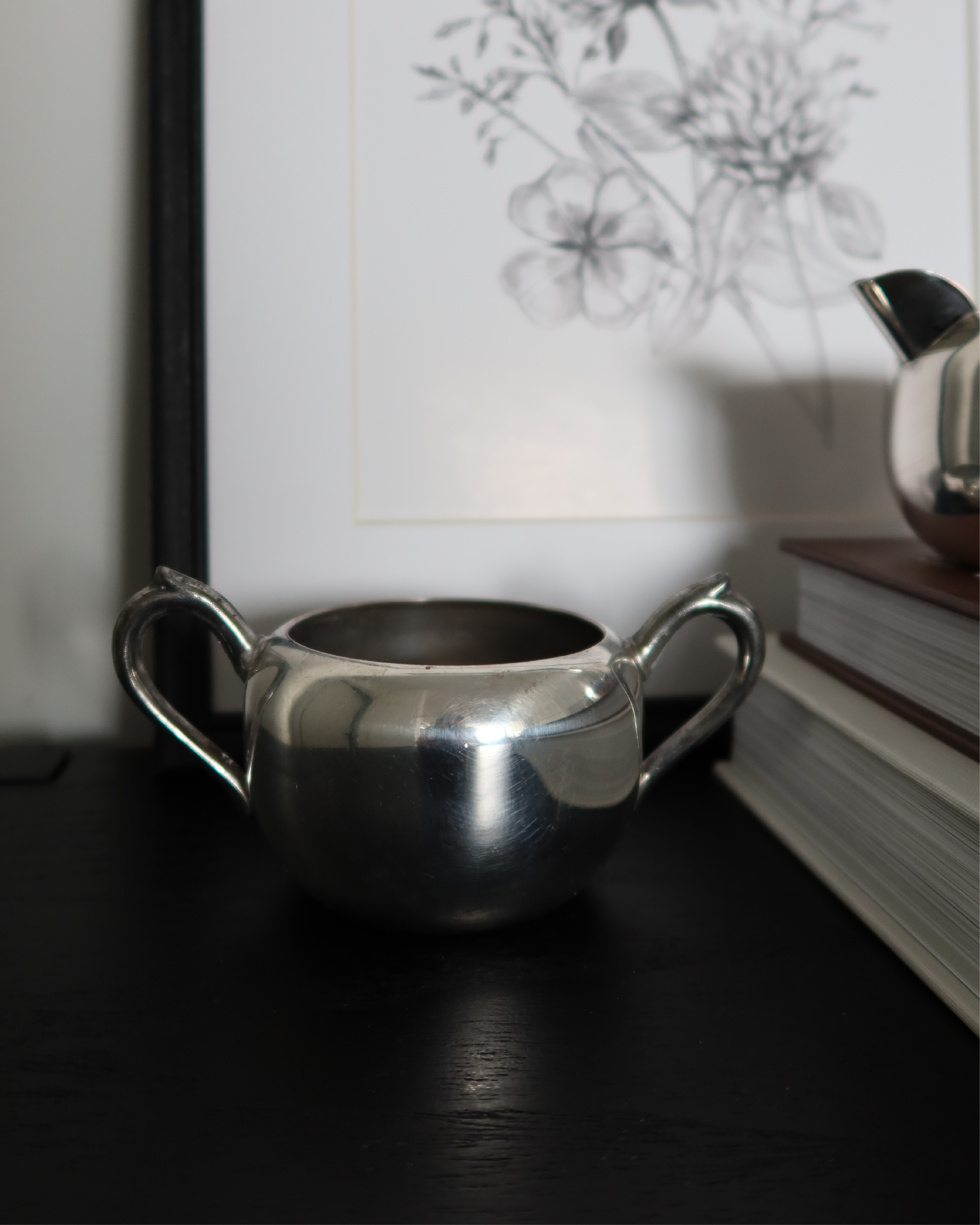 Zara Silver Creamer & Sugar Set