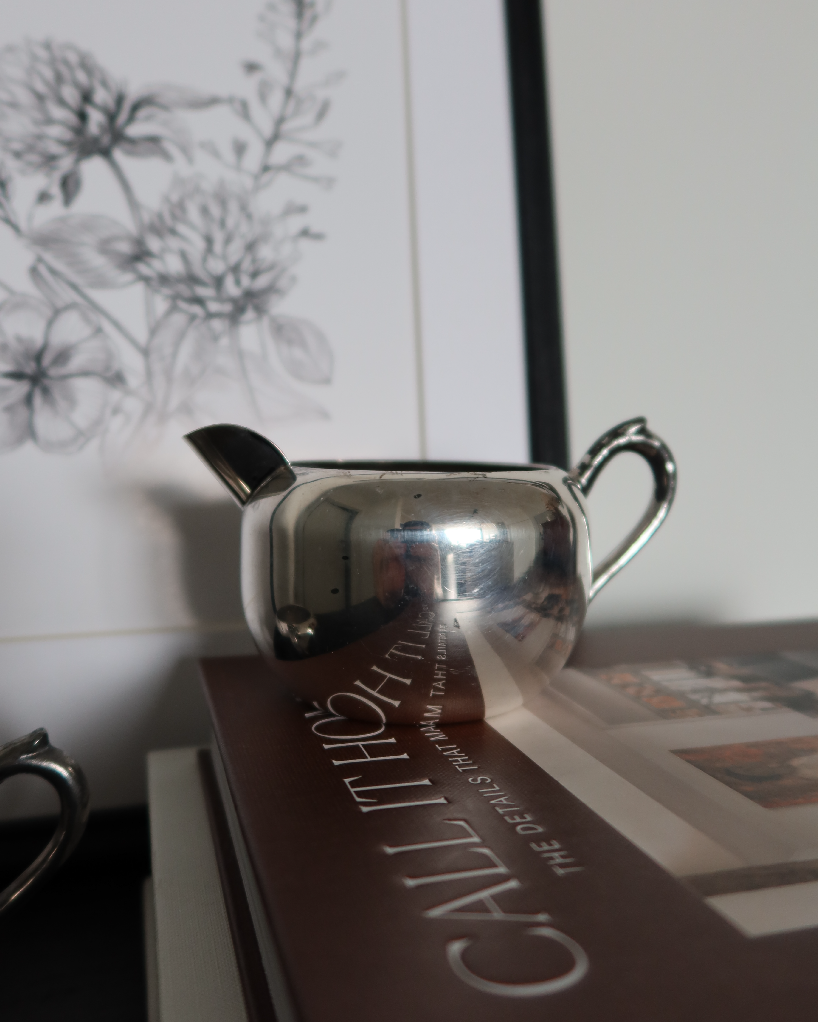 Zara Silver Creamer & Sugar Set