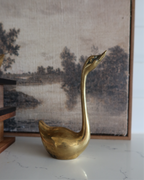 Scarlett 5.75" Brass Swan