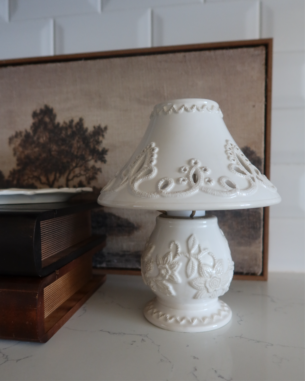 Cosette 8" Tea Light Candle Lamp