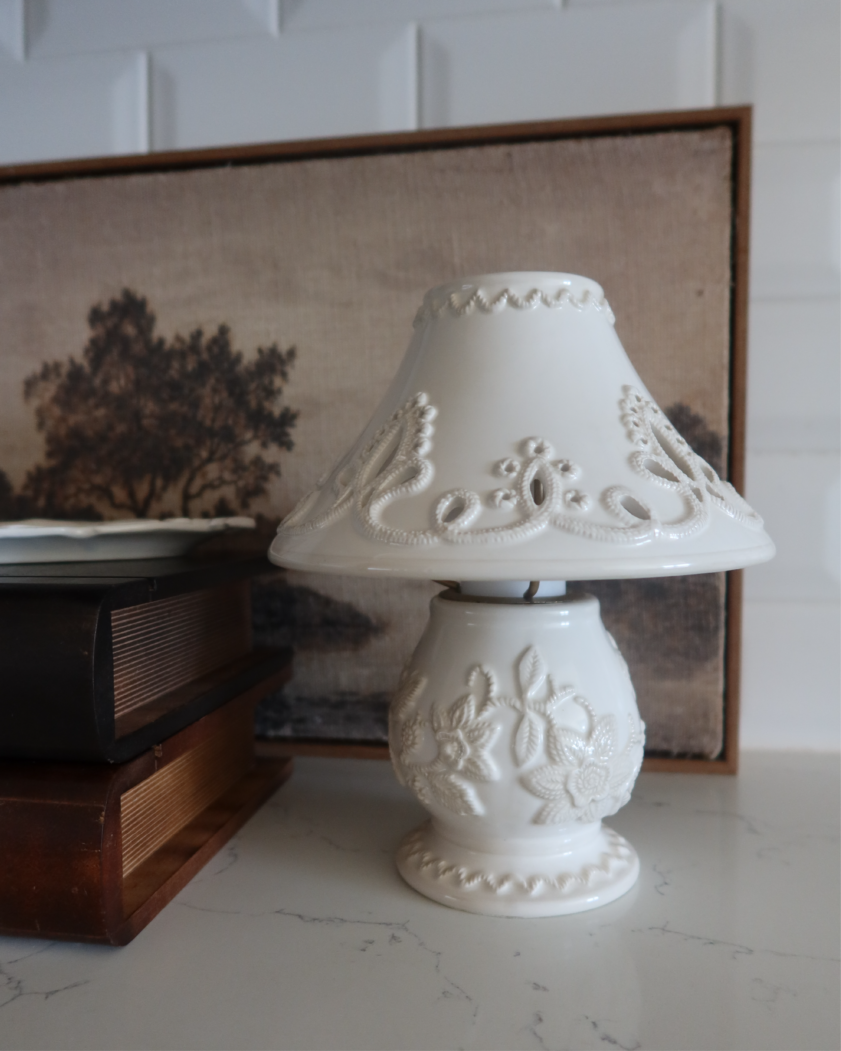 Cosette 8" Tea Light Candle Lamp