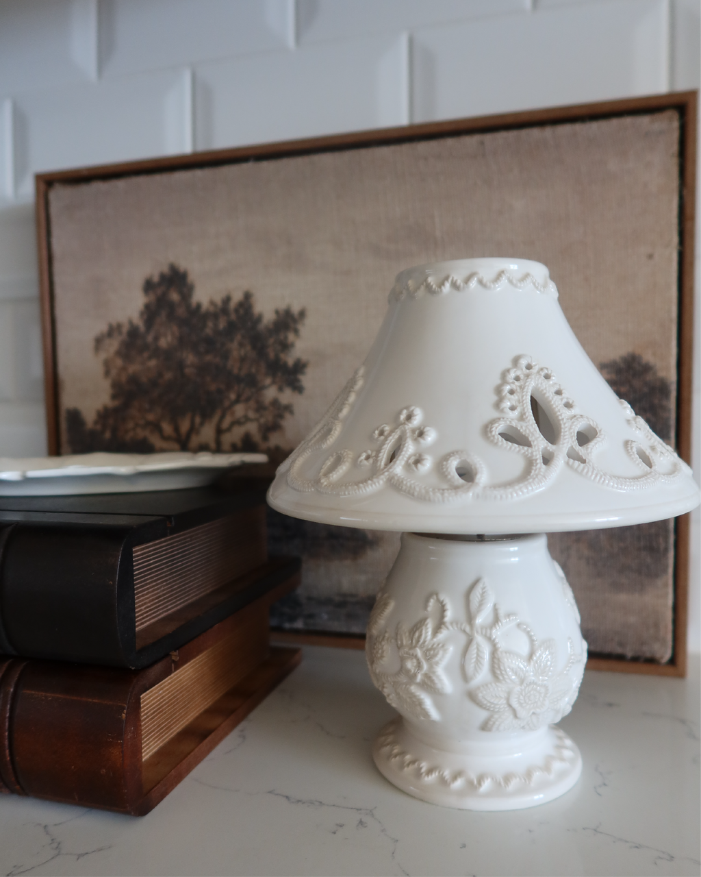 Cosette 8" Tea Light Candle Lamp