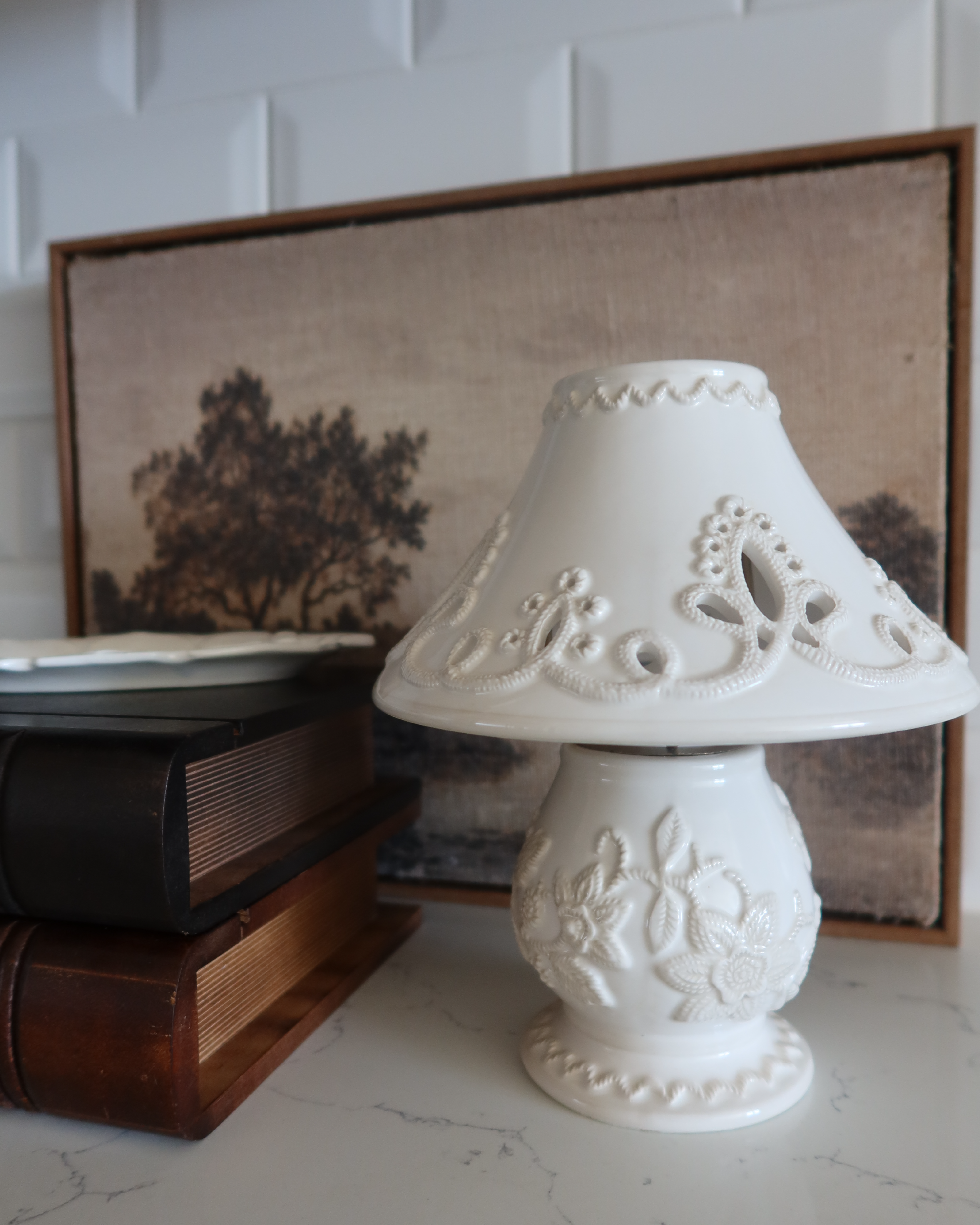 Cosette 8" Tea Light Candle Lamp