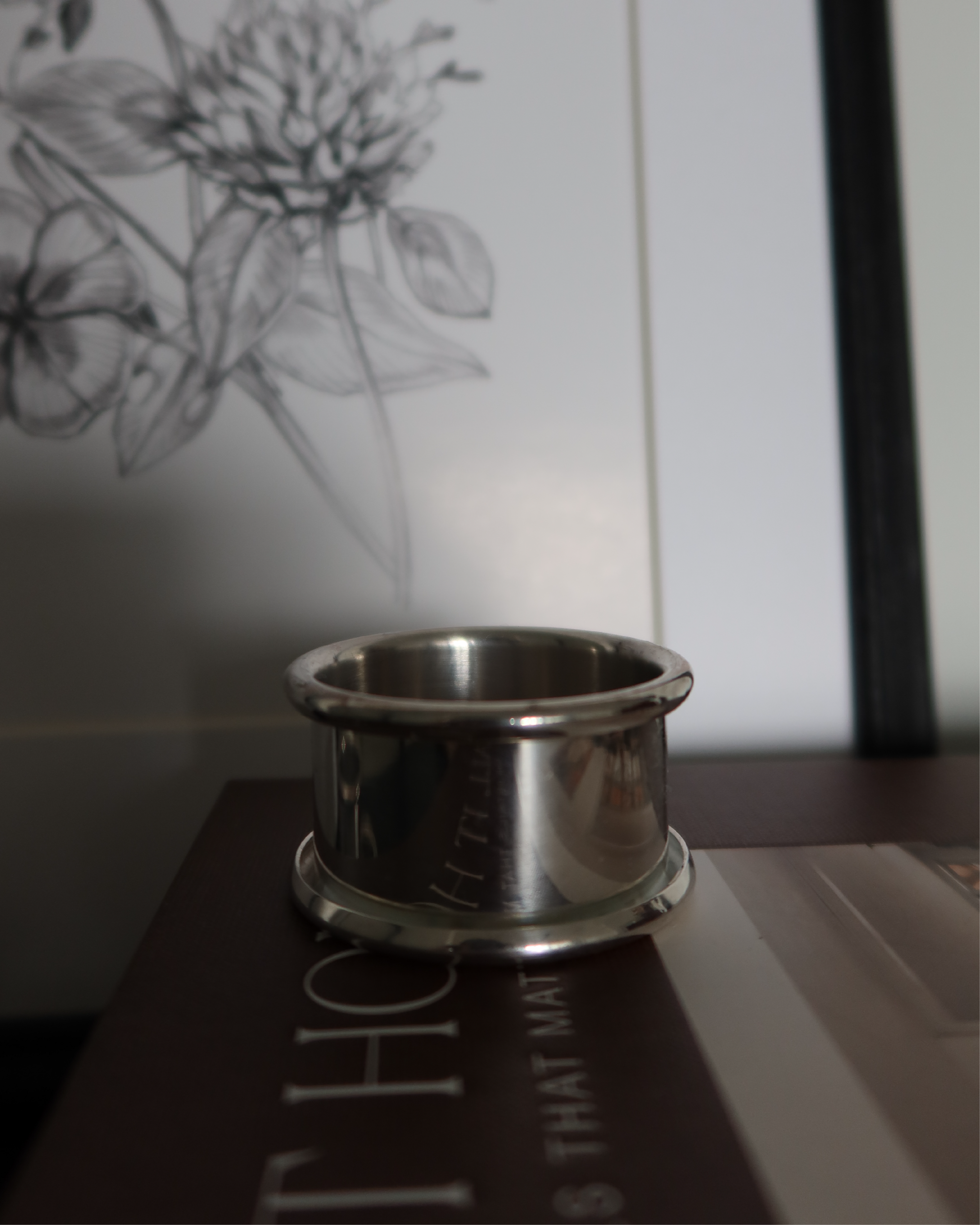 Jane Silver Napkin Rings, Set of 4