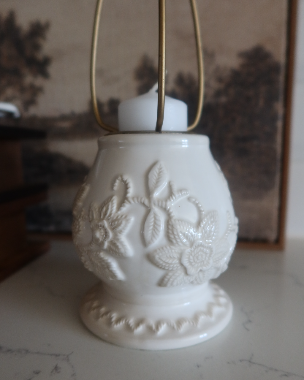 Cosette 8" Tea Light Candle Lamp