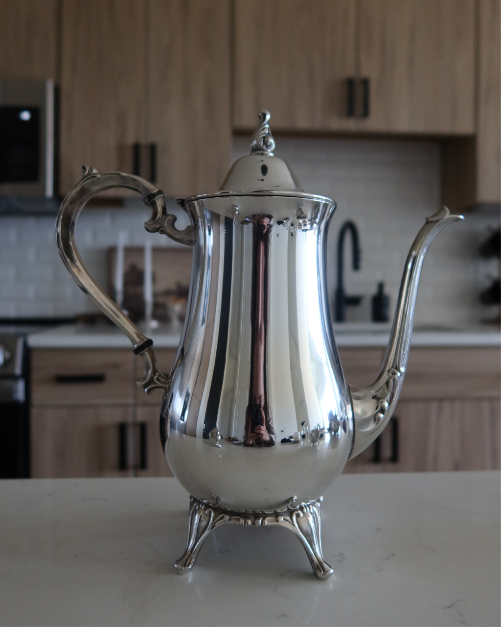 Soleil Silver Tea Set, 3-Pieces