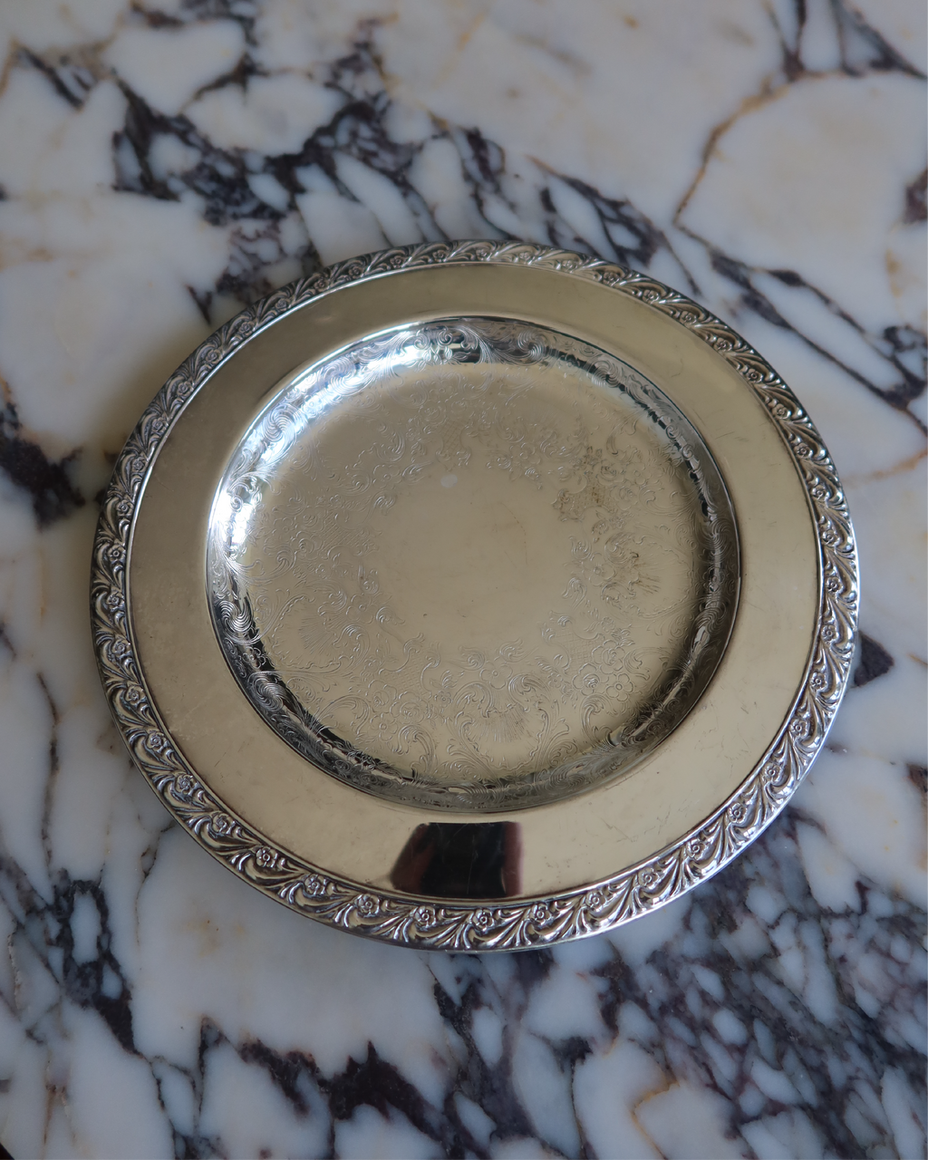 Brielle 10" Silver Tray