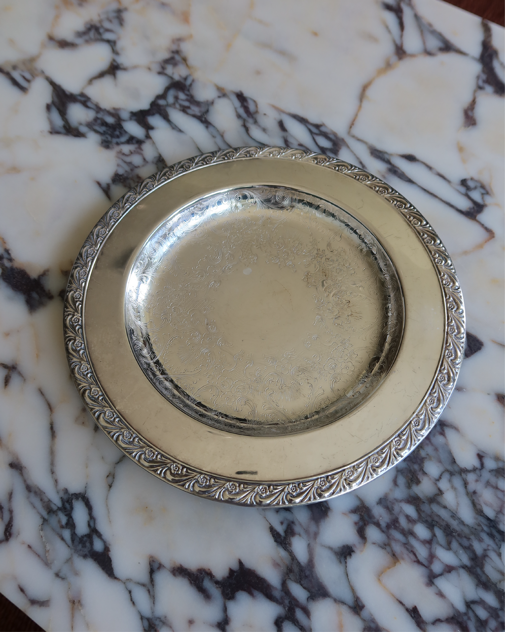 Brielle 10" Silver Tray