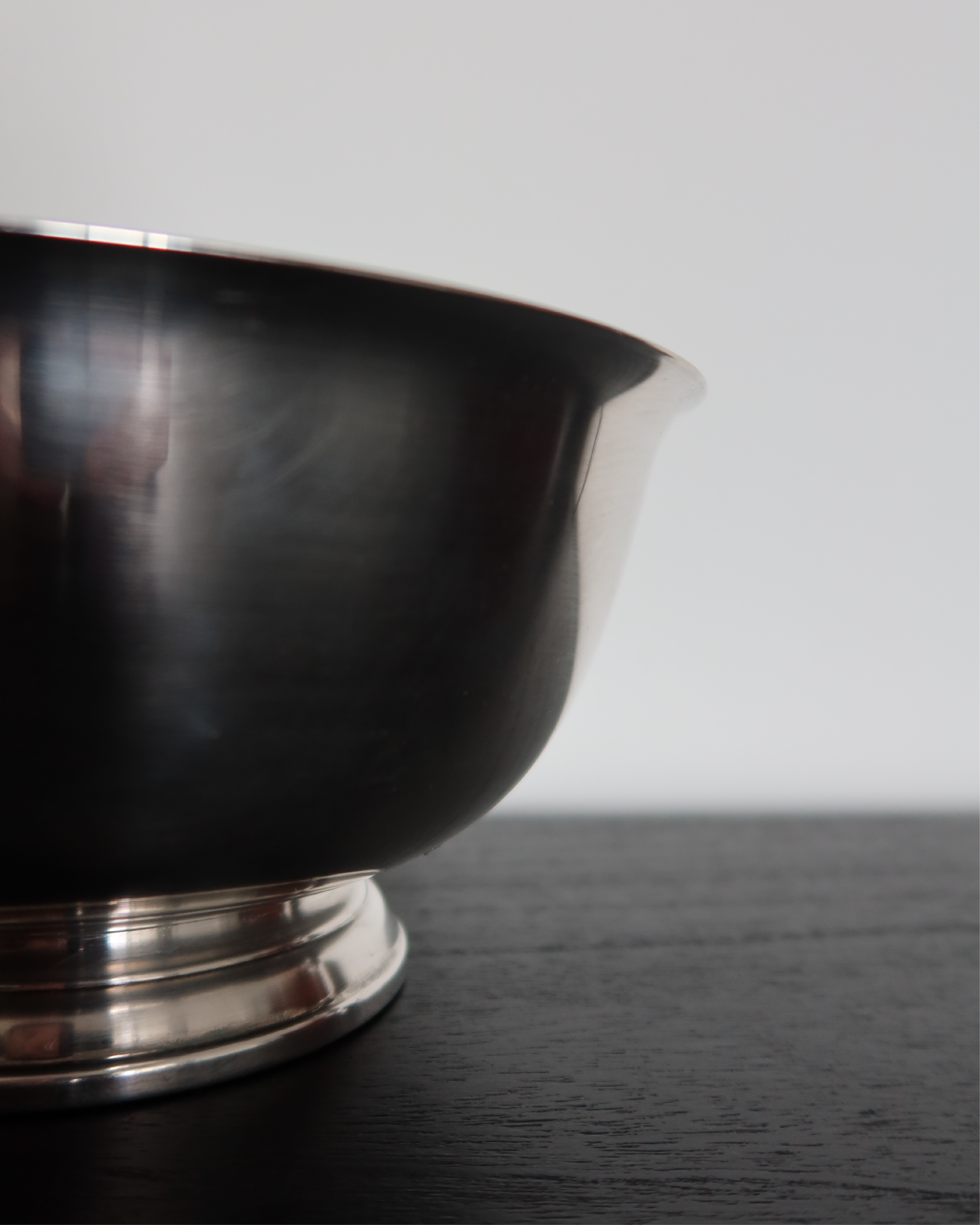 Portia 9" Silver Bowl w/ Pedestal