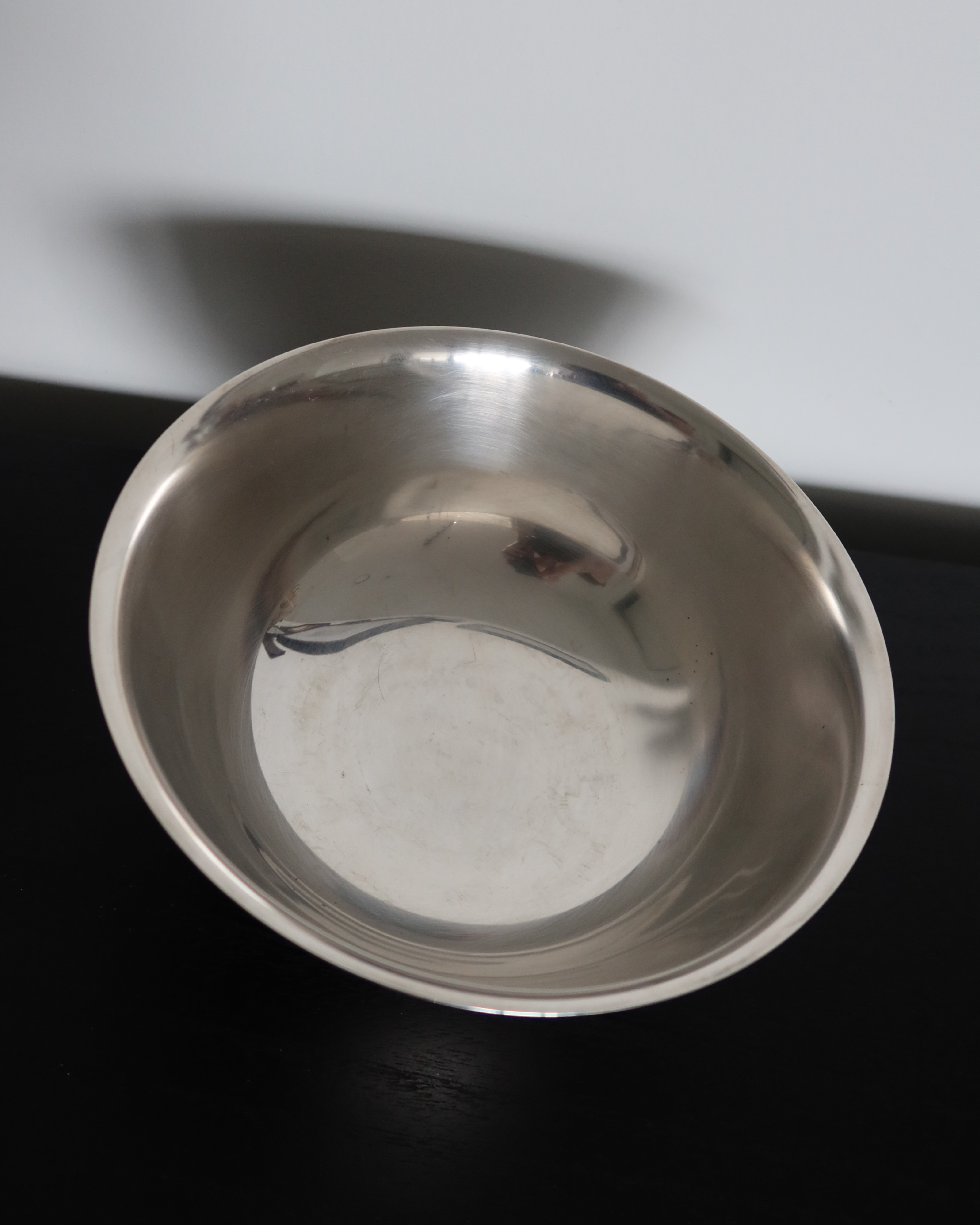 Portia 9" Silver Bowl w/ Pedestal