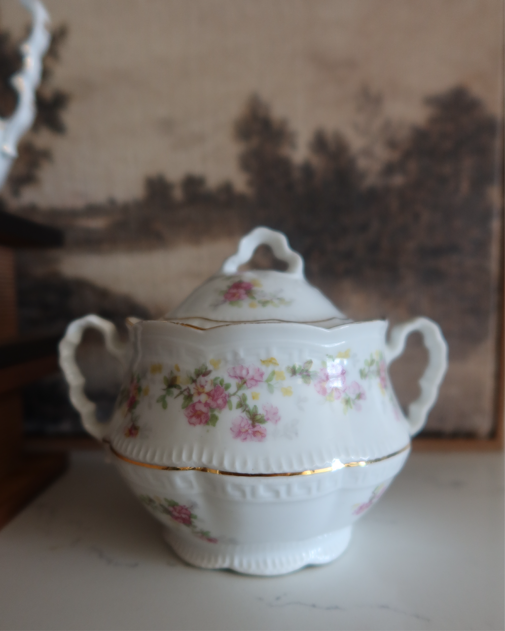 Brigitte Porcelain Sugar & Creamer Set