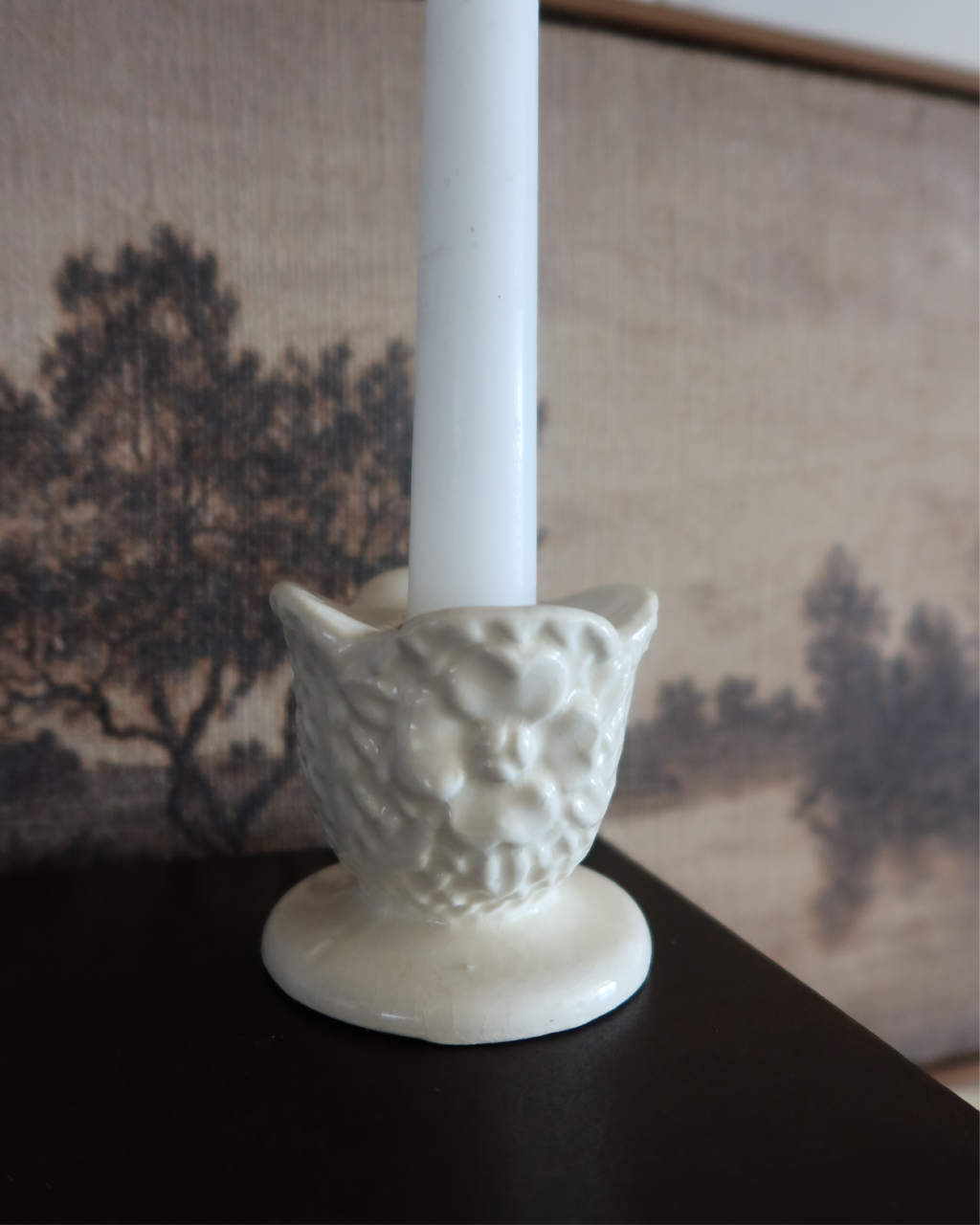 Charlize Ceramic Candlestick Holder