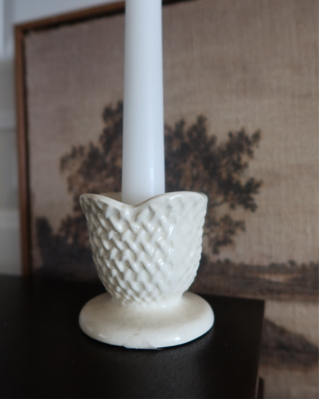 Charlize Ceramic Candlestick Holder
