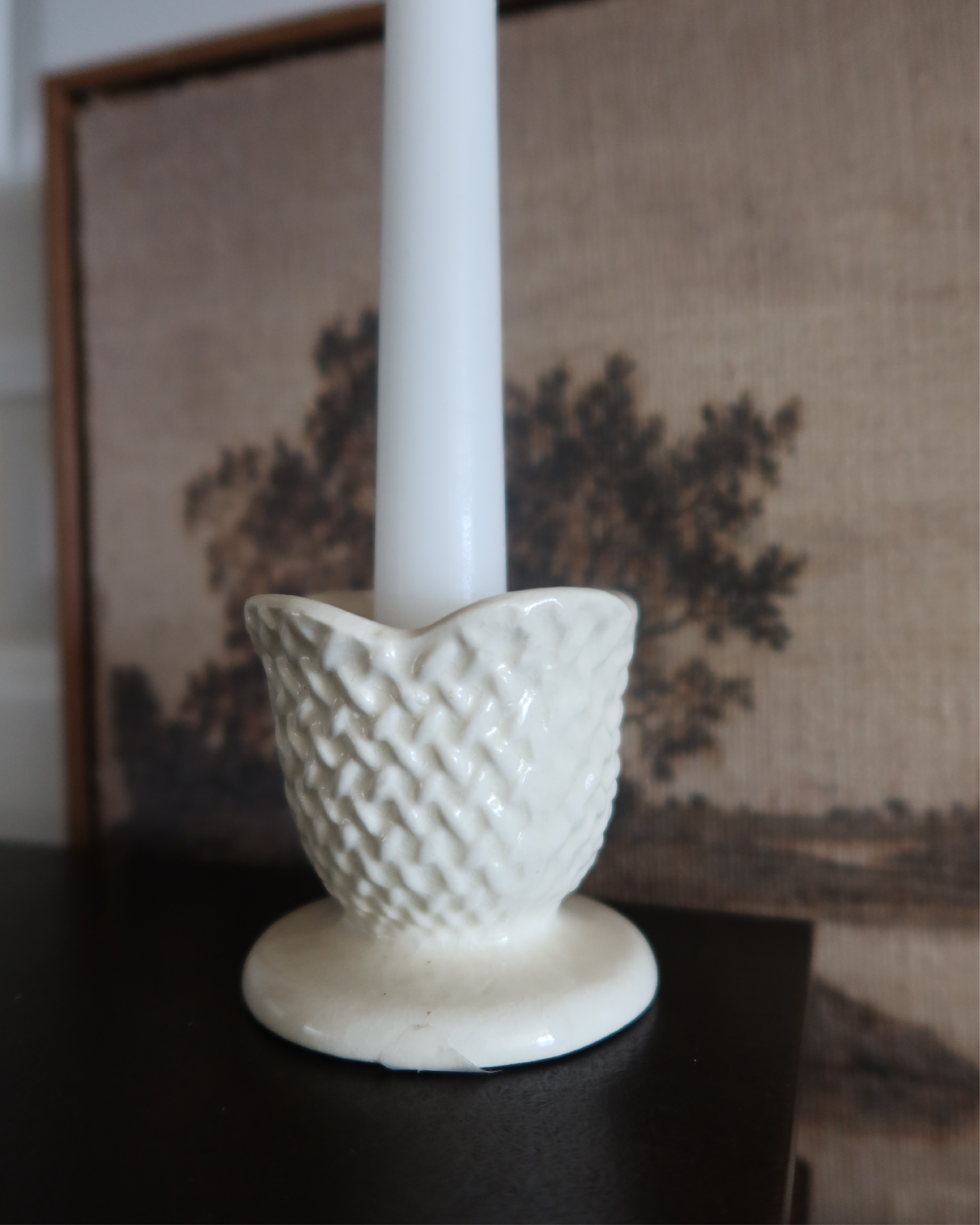 Charlize Ceramic Candlestick Holder