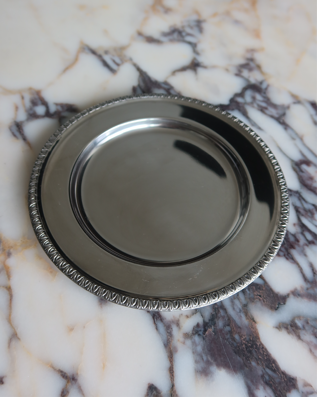 Spur 7" Silver Candle Dish