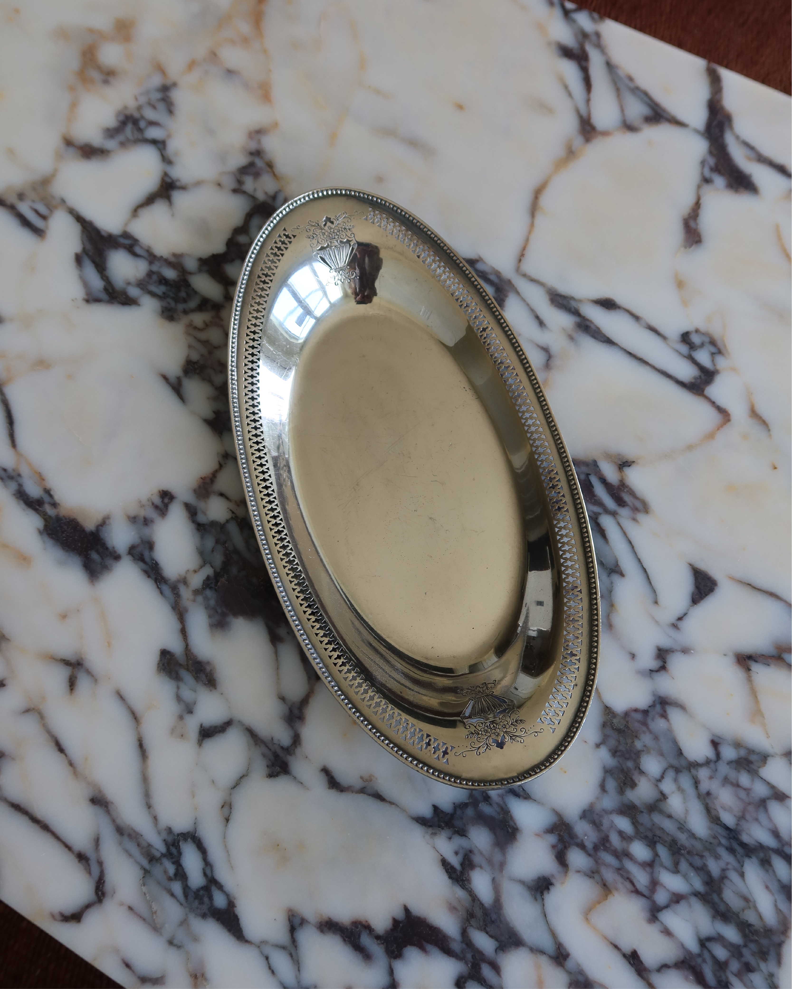 Reina 12.25" Silver Tray