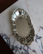 Genevieve 12.25" Silver Scalloped Tray