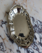 Genevieve 12.25" Silver Scalloped Tray