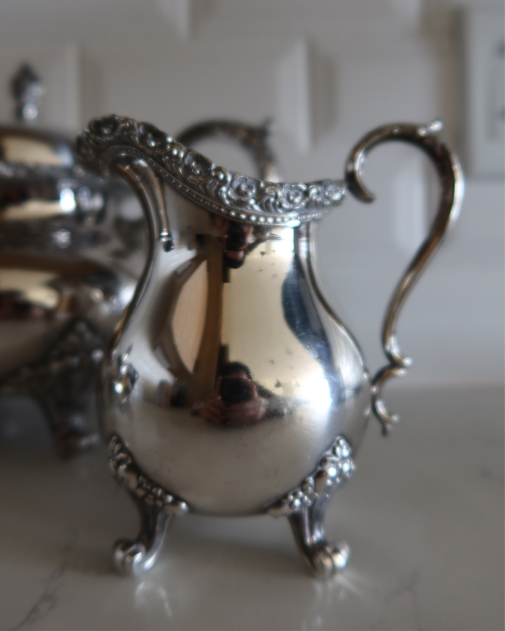 Sylvie Silver Tea Set, 3-Pieces