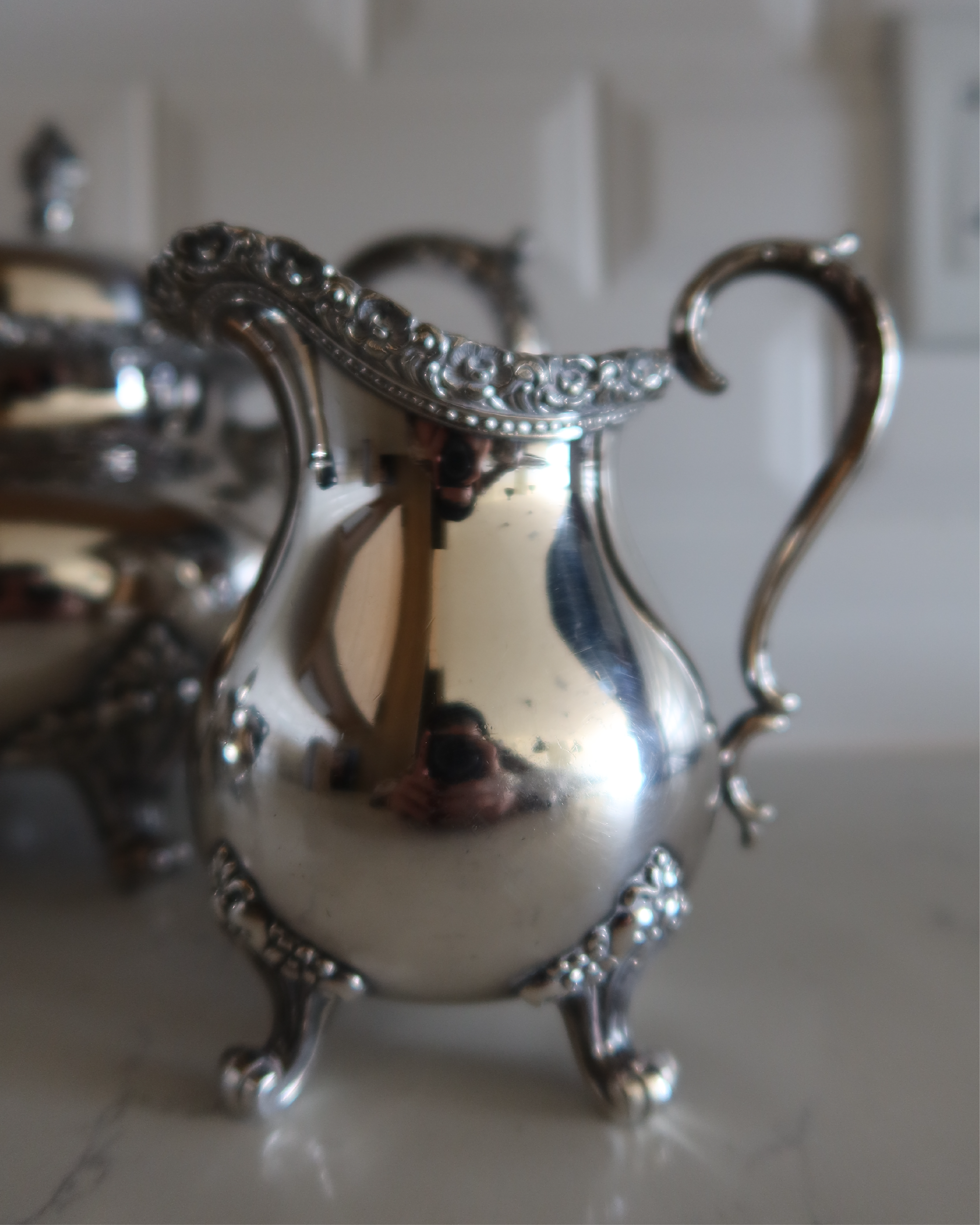 Sylvie Silver Tea Set, 3-Pieces