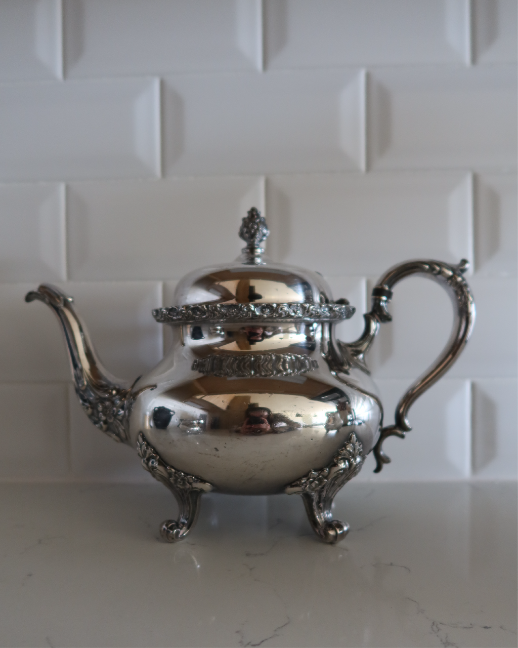Sylvie Silver Tea Set, 3-Pieces