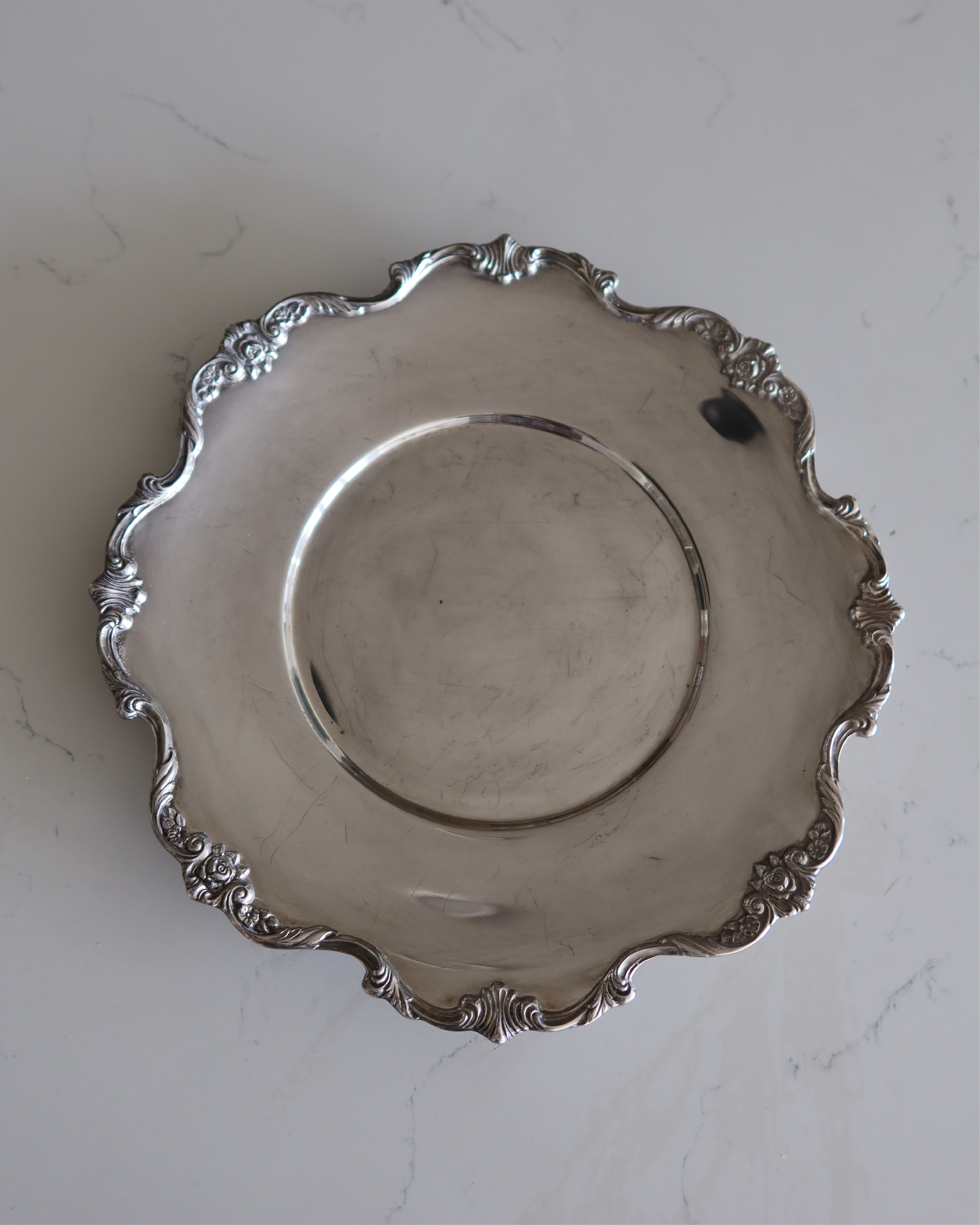 Lorelei 11.25" Silver Tray