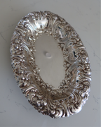 Rosamund 12" Ornate Silver Tray
