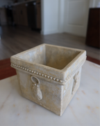 Iris Square Stone Planter