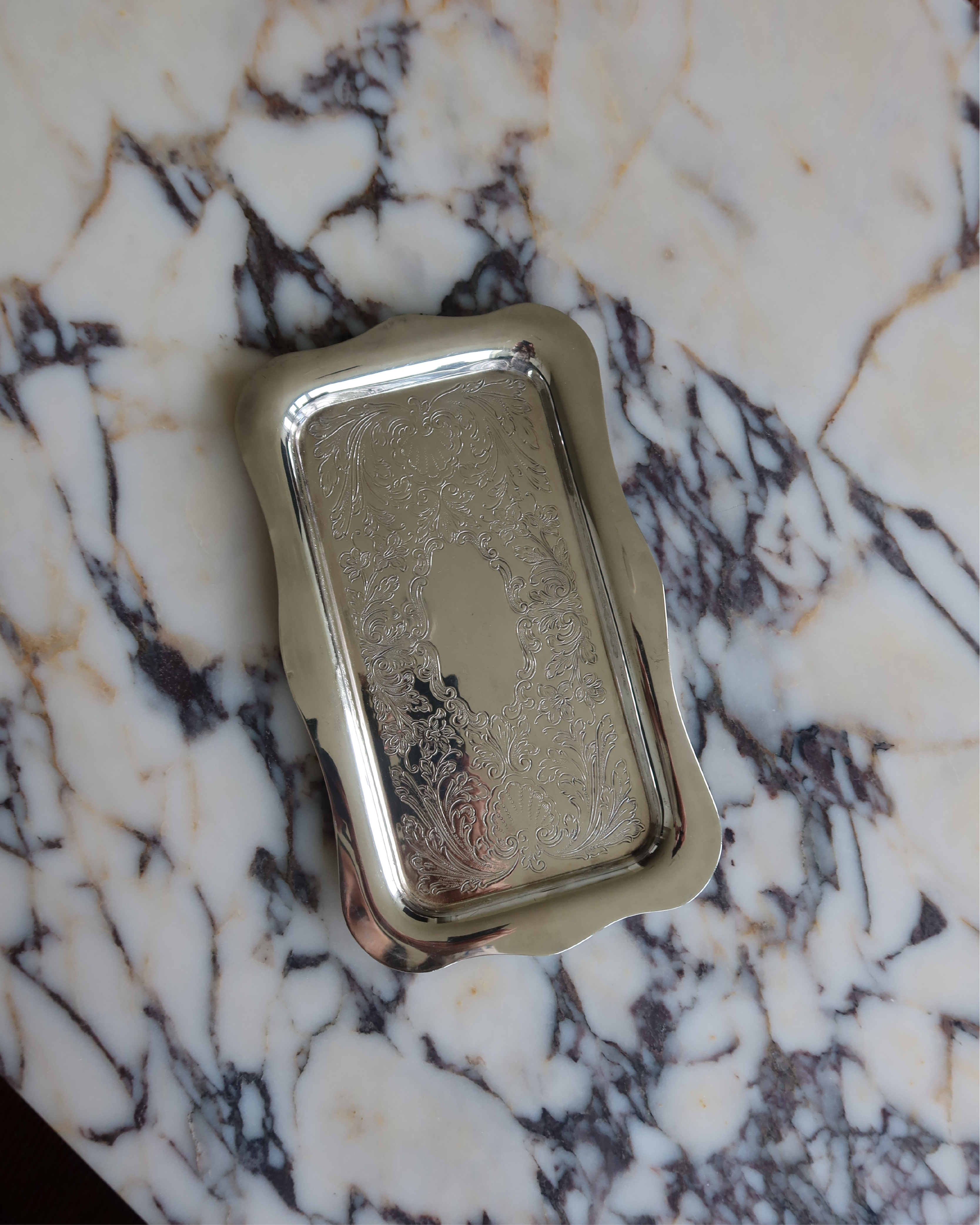 Annelise 10" Silver Tray