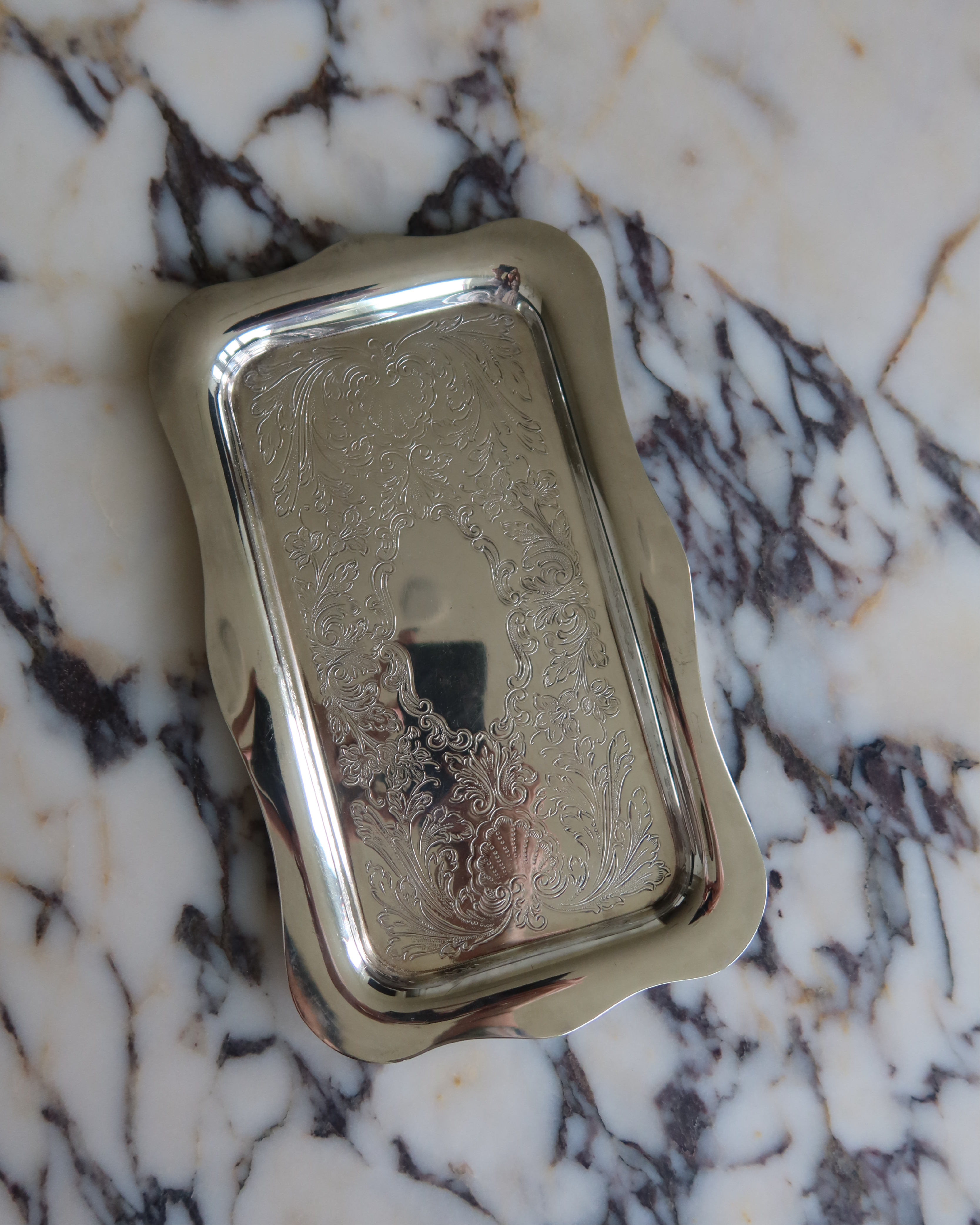 Annelise 10" Silver Tray