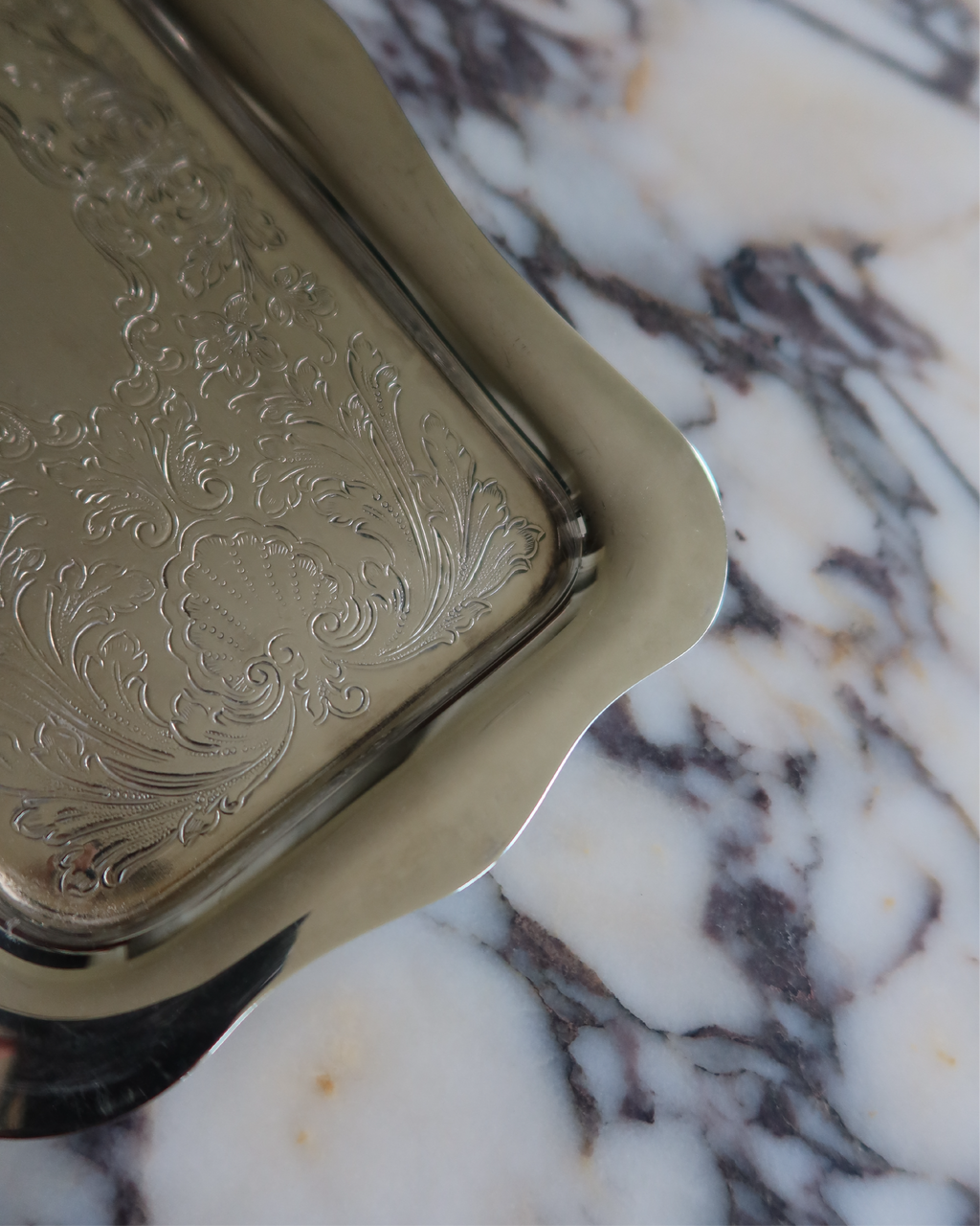Annelise 10" Silver Tray