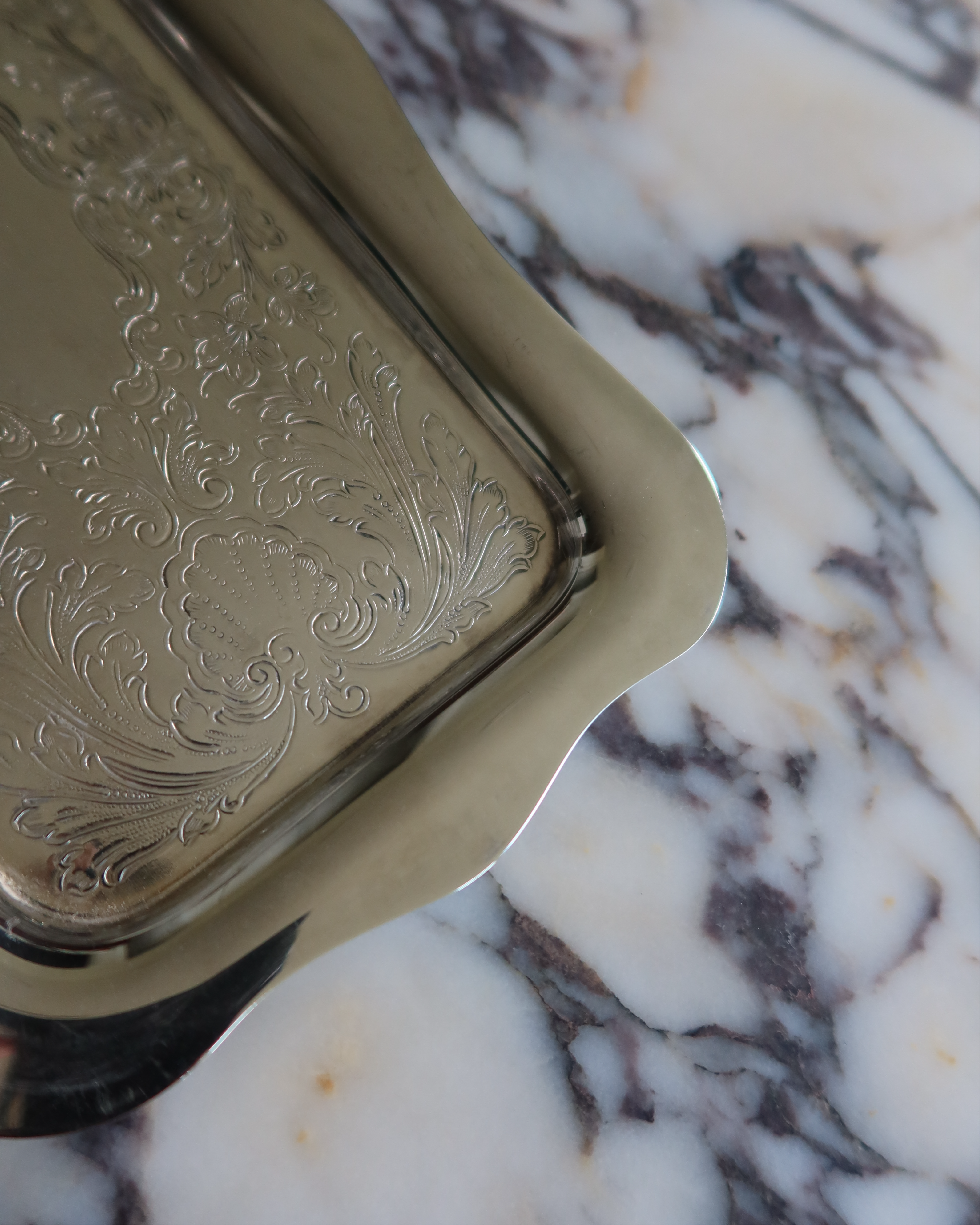 Annelise 10" Silver Tray