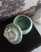 Rosemary Porcelain Trinket Box