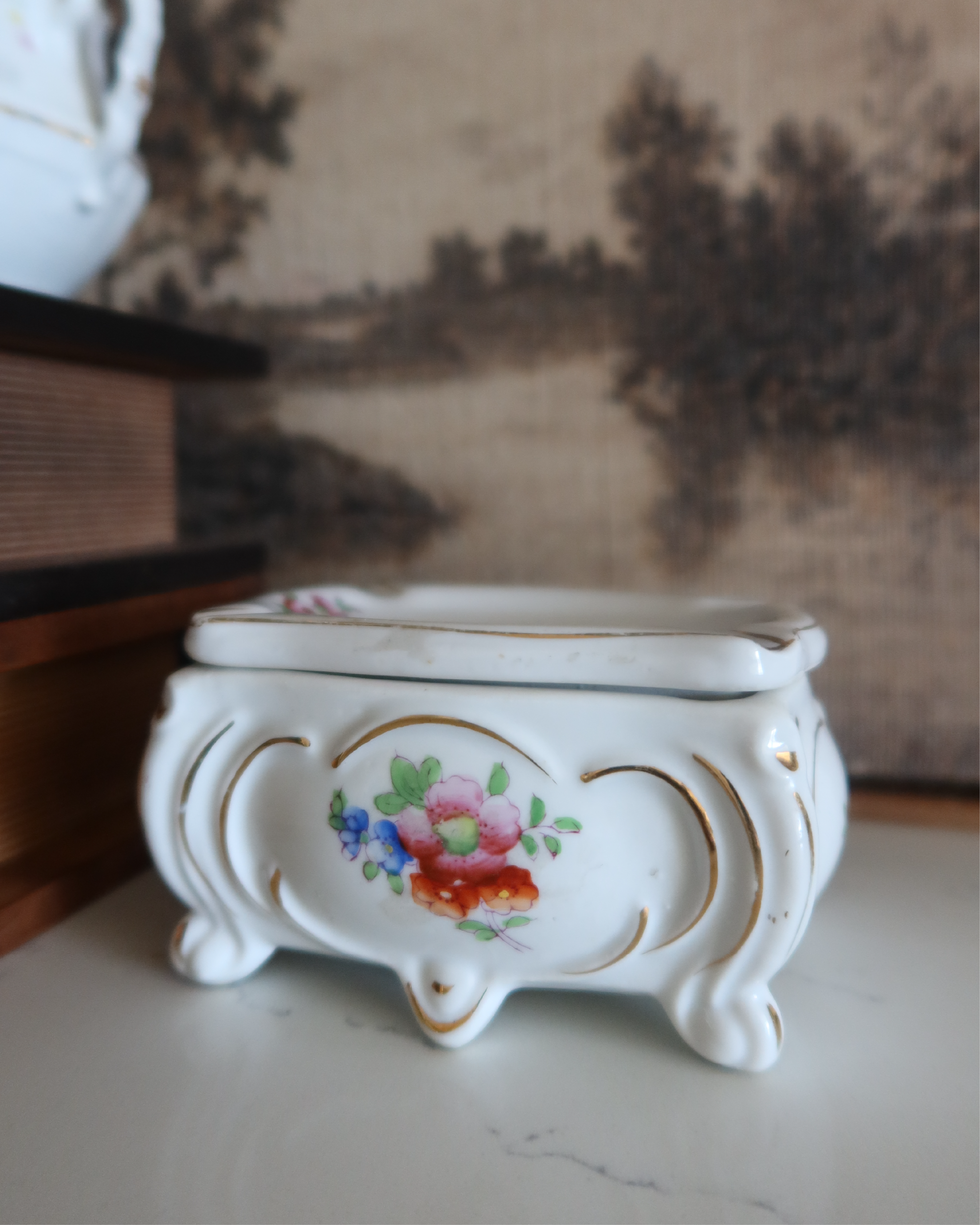 Primrose Porcelain Trinket Box