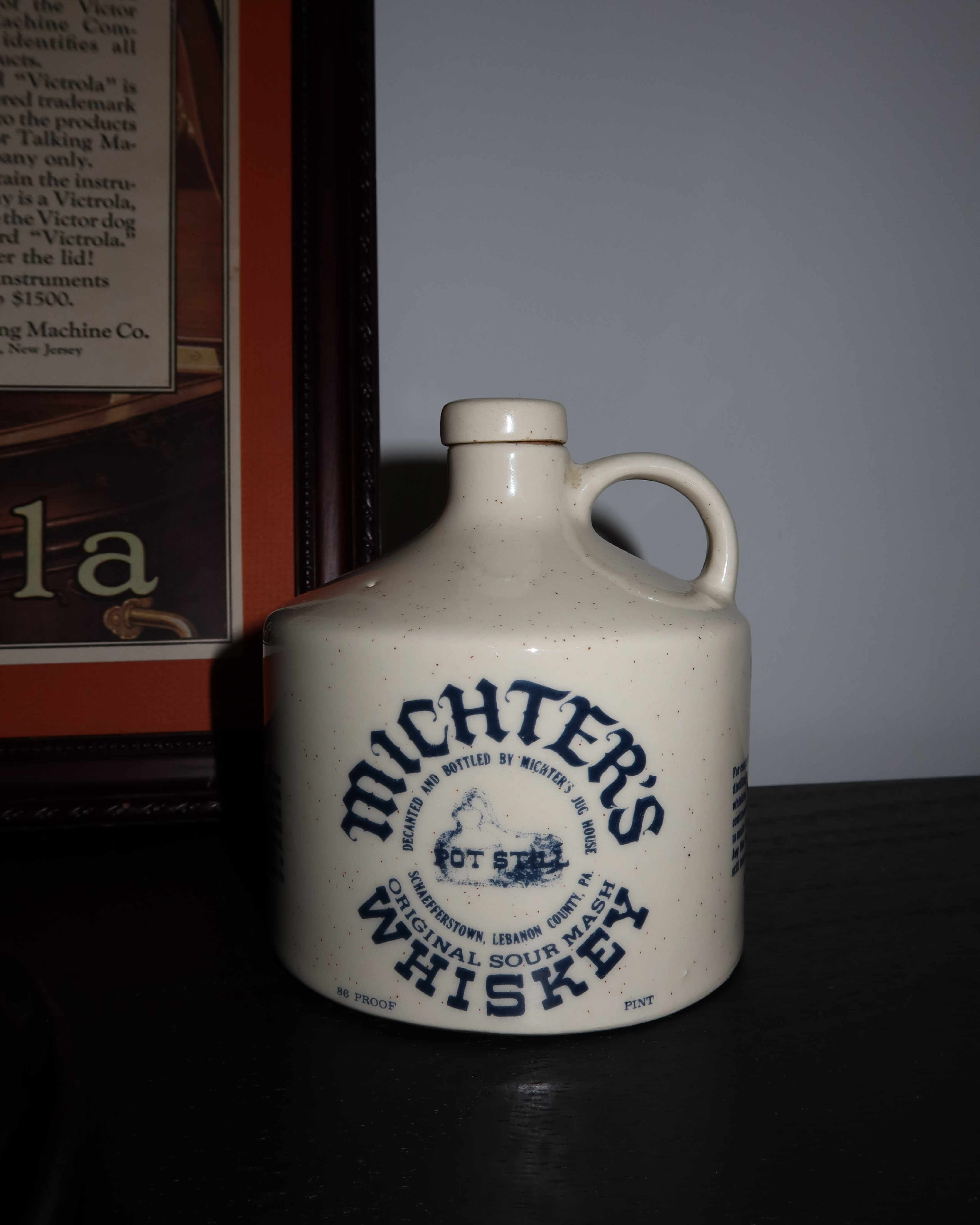 Walker Ceramic Whiskey Bottle