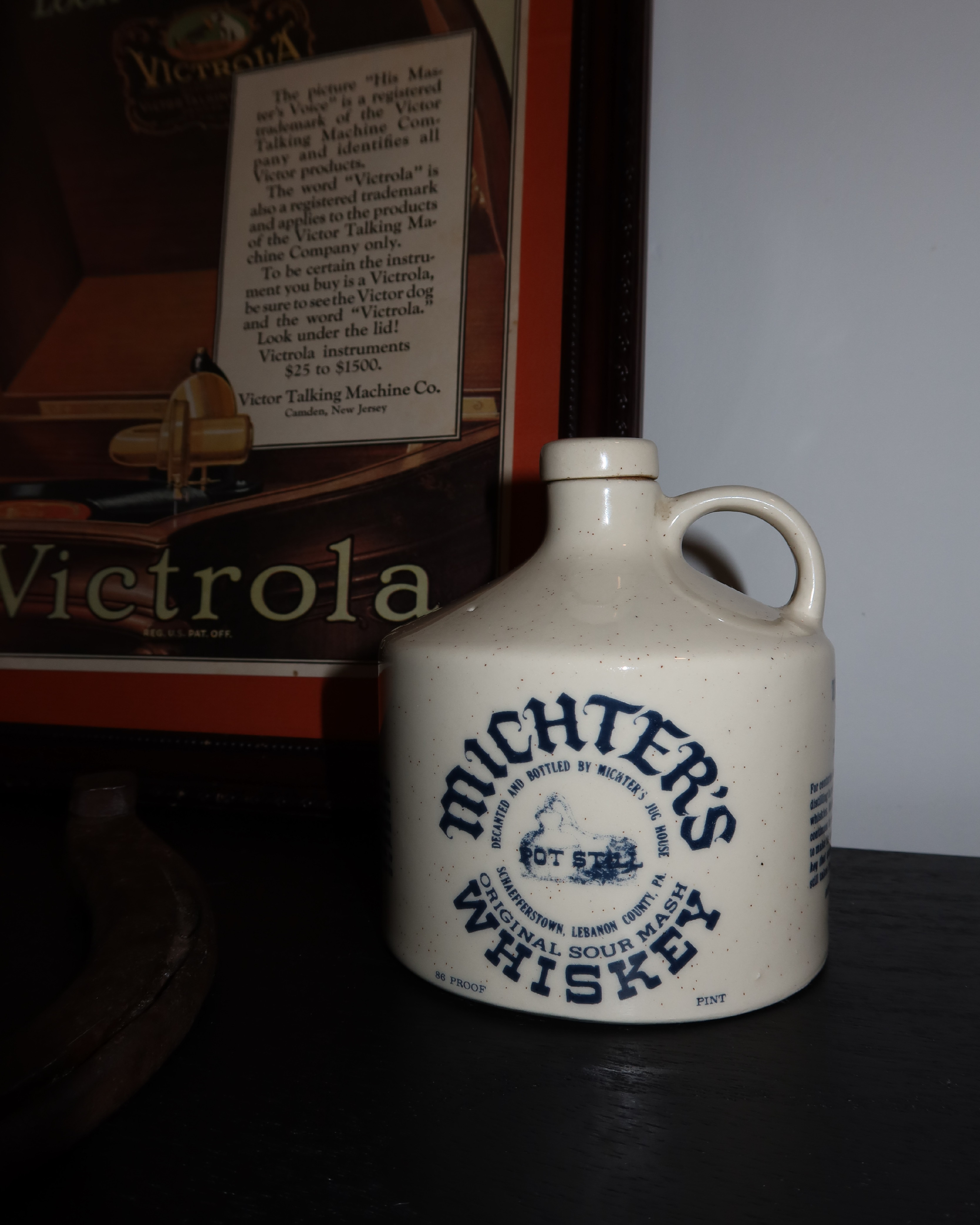 Walker Ceramic Whiskey Bottle
