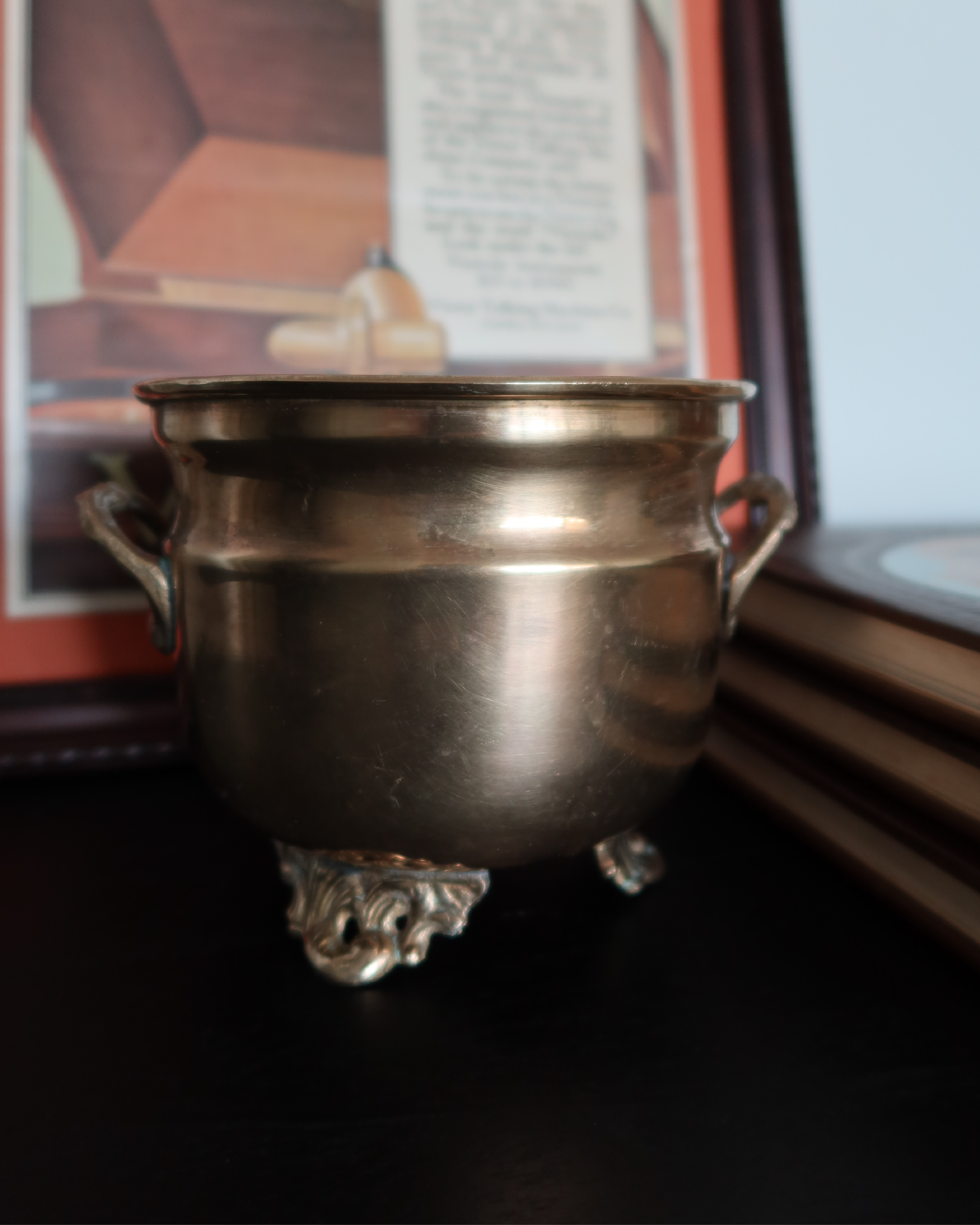 Badlands Brass Planter